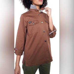 EUC WildFang Essential Shacket XXL Brown